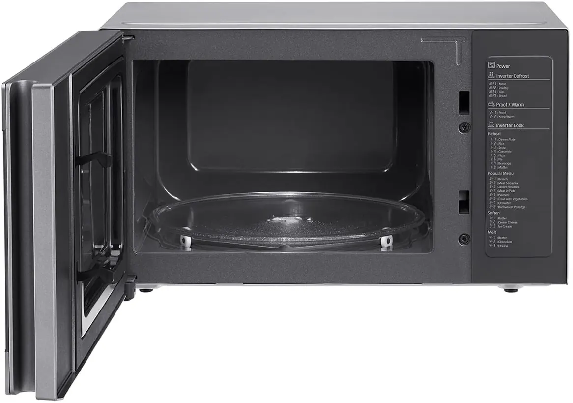 LG 42 Liter Digital Microwave - Inverter With Grill, 1200 Watt, Silver, MH8265CIS