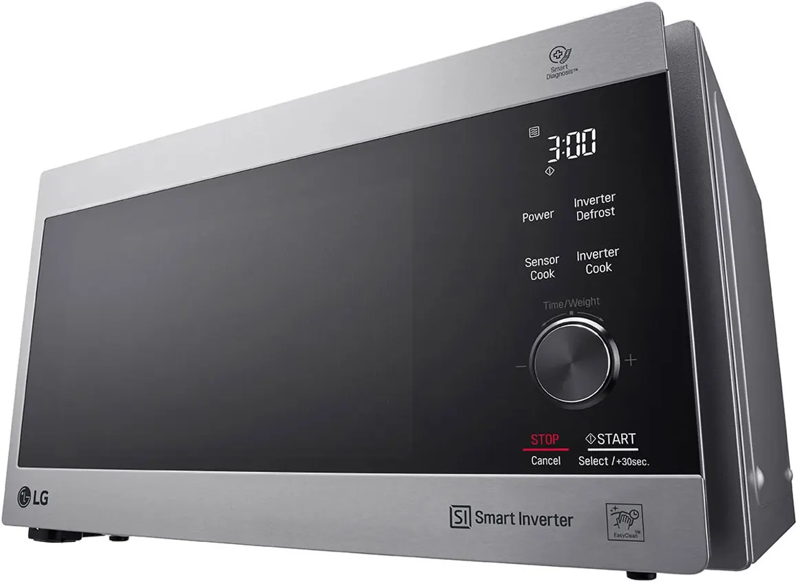 LG 42 Liter Digital Microwave - Inverter With Grill, 1200 Watt, Silver, MH8265CIS