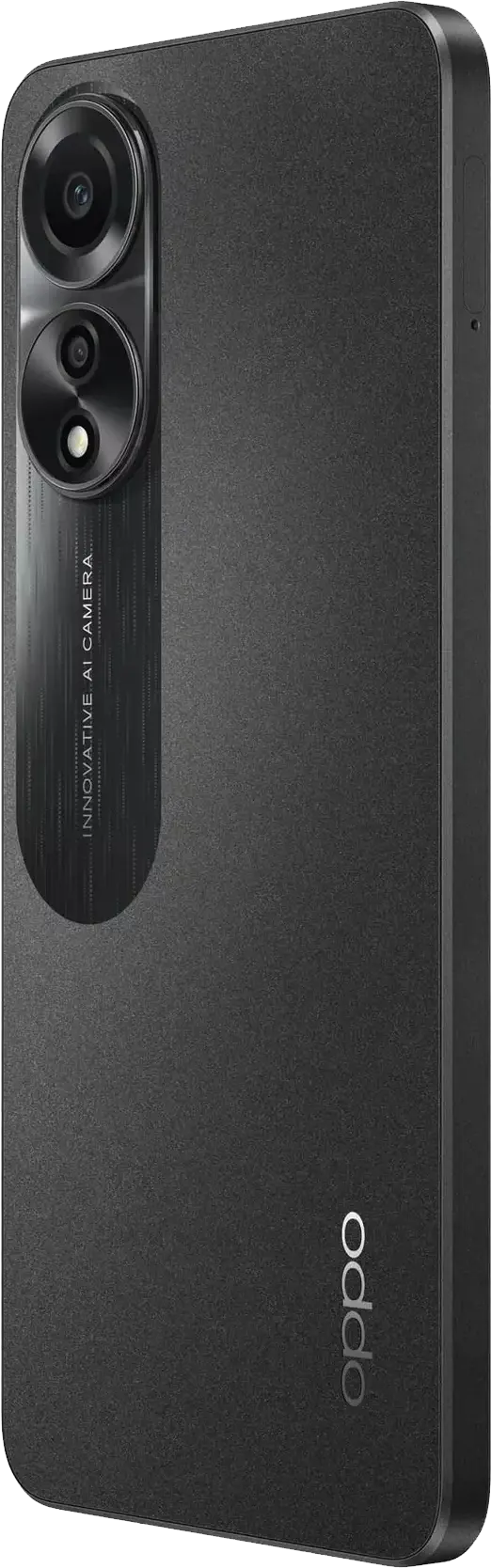 Oppo A78 Dual Sim Mobile,  256 GB Memory, 8GB RAM, 4G LTE, Mist Black