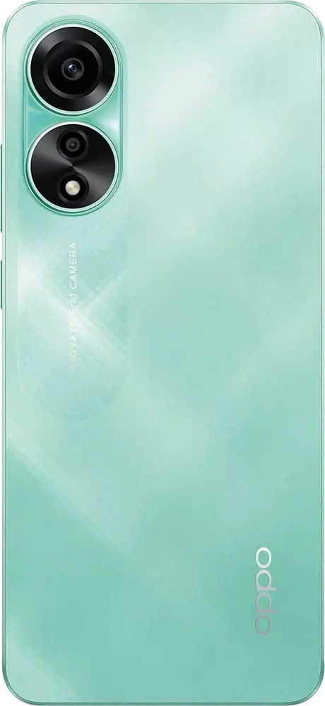 Oppo A78 Dual Sim Mobile, 256 GB  Memory, 8GB RAM, 4G LTE, Aqua Green
