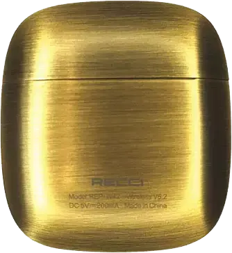 سماعة ايربودز ريتشي باونتي هنتر REP-W42، بلوتوث 5.2، بطارية 280 مللي أمبير، ذهبي