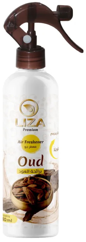 معطر جو بخاخ ليزا، برائحه العود، 460 مل، بني