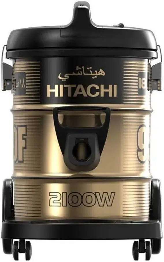 Hitachi Thai Vacuum Cleaner, 2100 Watts, 18 Liters, Black x Gold, CV.950F