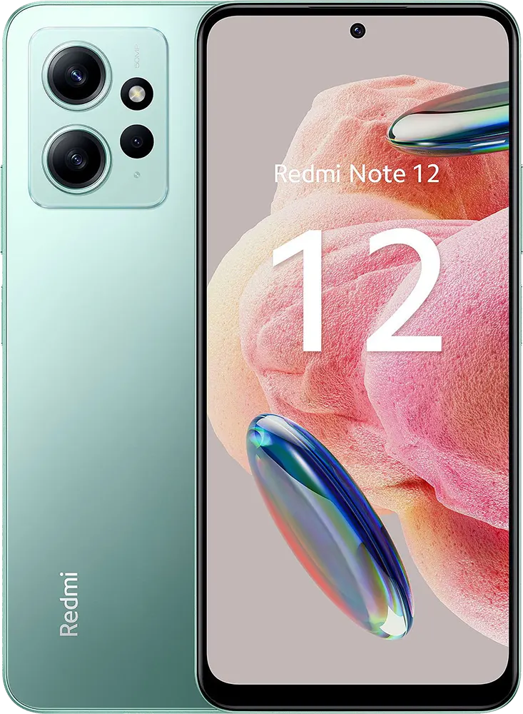 موبايل ريدمي نوت 12 ثنائي الشريحة ، ذاكرة 128 جيجابايت ، رامات 8 جيجابايت ، شبكة الجيل الرابع إل تي إي، أخضر نعناعي