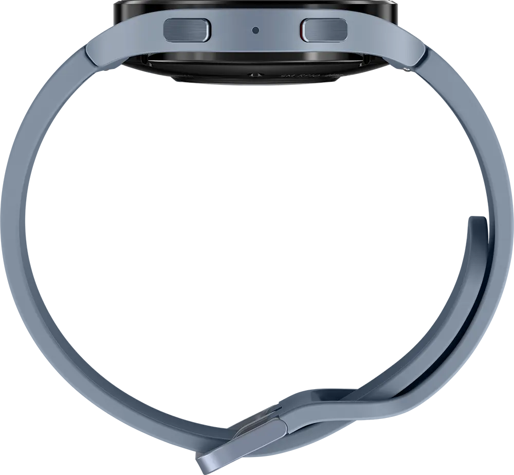 ساعة سامسونج جلاكسي 5 الذكية مقاس 44 ملم، بلوتوث، شاشة لمس 1.4 بوصة، مقاومة للماء، أزرق