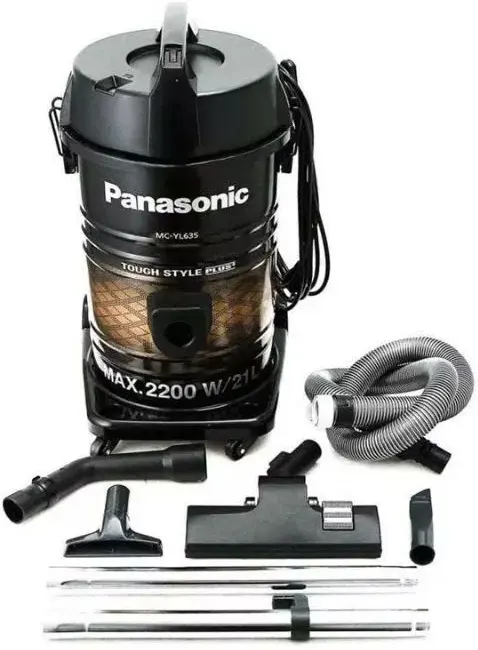 Panasonic Malaysian Vacuum Cleaner, 2200 Watt, 20 Liter, Black, MC-YL635