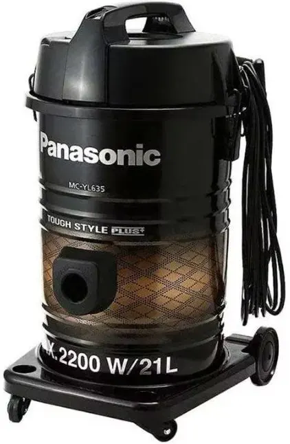 Panasonic Malaysian Vacuum Cleaner, 2200 Watt, 20 Liter, Black, MC-YL635