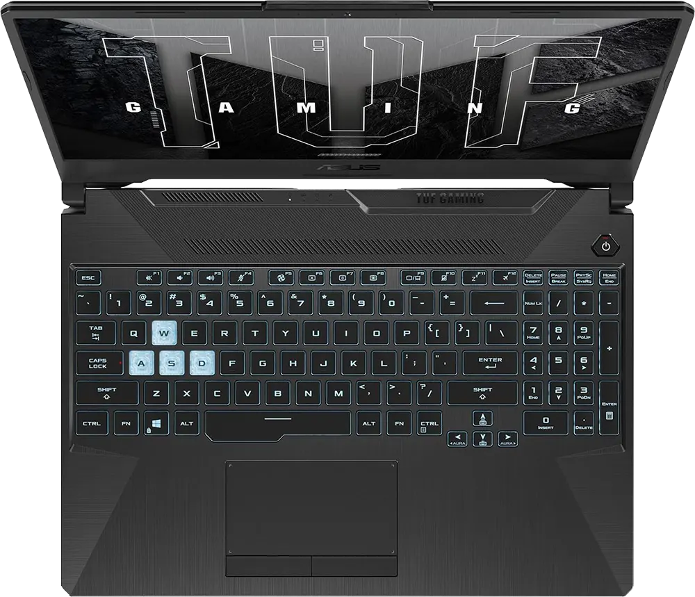 Asus TUF F15 FX506HF-HN001W Gaming Laptop, Intel® Core™ i5-11400H, 11th Gen, 8GB RAM, 512GB SSD, NVIDIA® GeForce RTX™ 2050-4GB GDDR6, 15.6 Inch FHD, Windows 11, Graphity Black