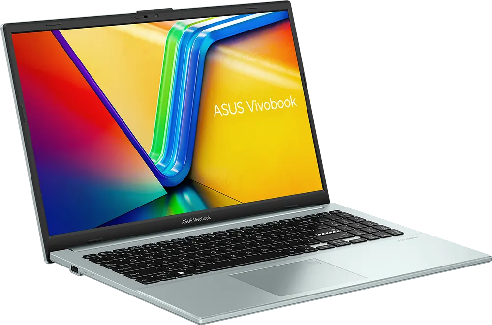 Laptop Asus Vivobook Go 15 OLED E1504FA-OLED005W AMD Ryzen 5-7520U, 8GB RAM, 512GB SSD Hard Disk, 15.6” OLED Display, AMD Radeon Integrated Graphics, Windows 11 Home, Grey Green