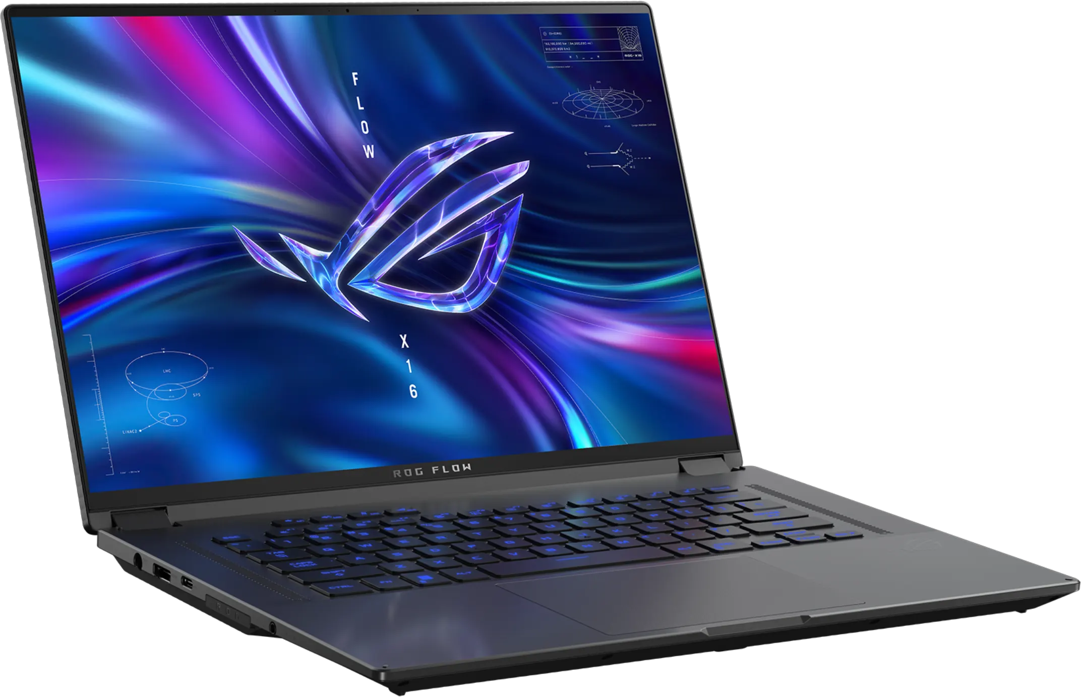 Laptop Asus ROG Flow X16 GV601RM-M007W AMD Ryzen 7-6800HS, 16GB RAM, 512GB SSD ,16” WQXGA Touch Screen Display, NVIDIA® GeForce RTX™ 3060 6GB Graphics, Windows 11 Home, Black