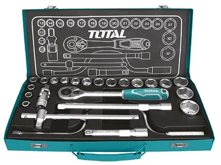 طقم لقم توتال،24 قطعة،1-2 بوصة،THT141253