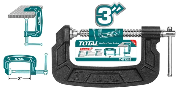Total CLAMP, letter G, 3 inches, THT13136