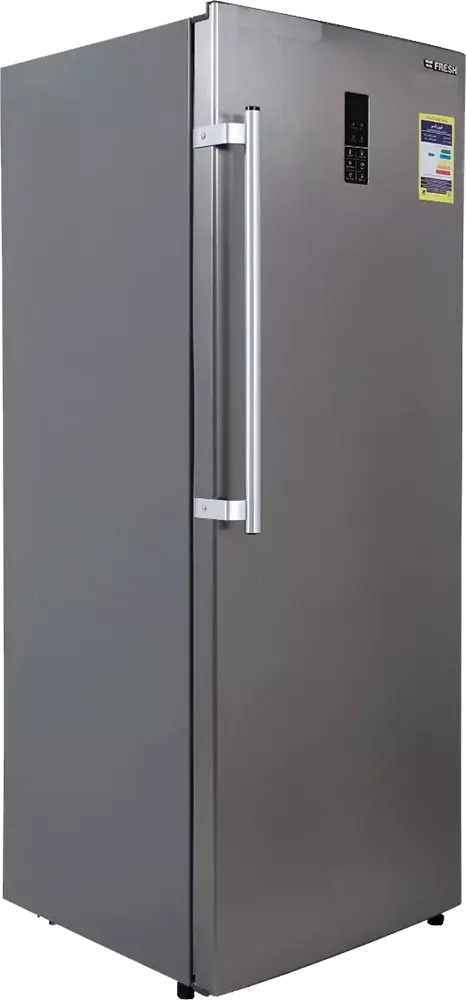 Fresh upright deep freezer, no frost, 6 drawers, digital touch screen, silver, FNU-MT270T