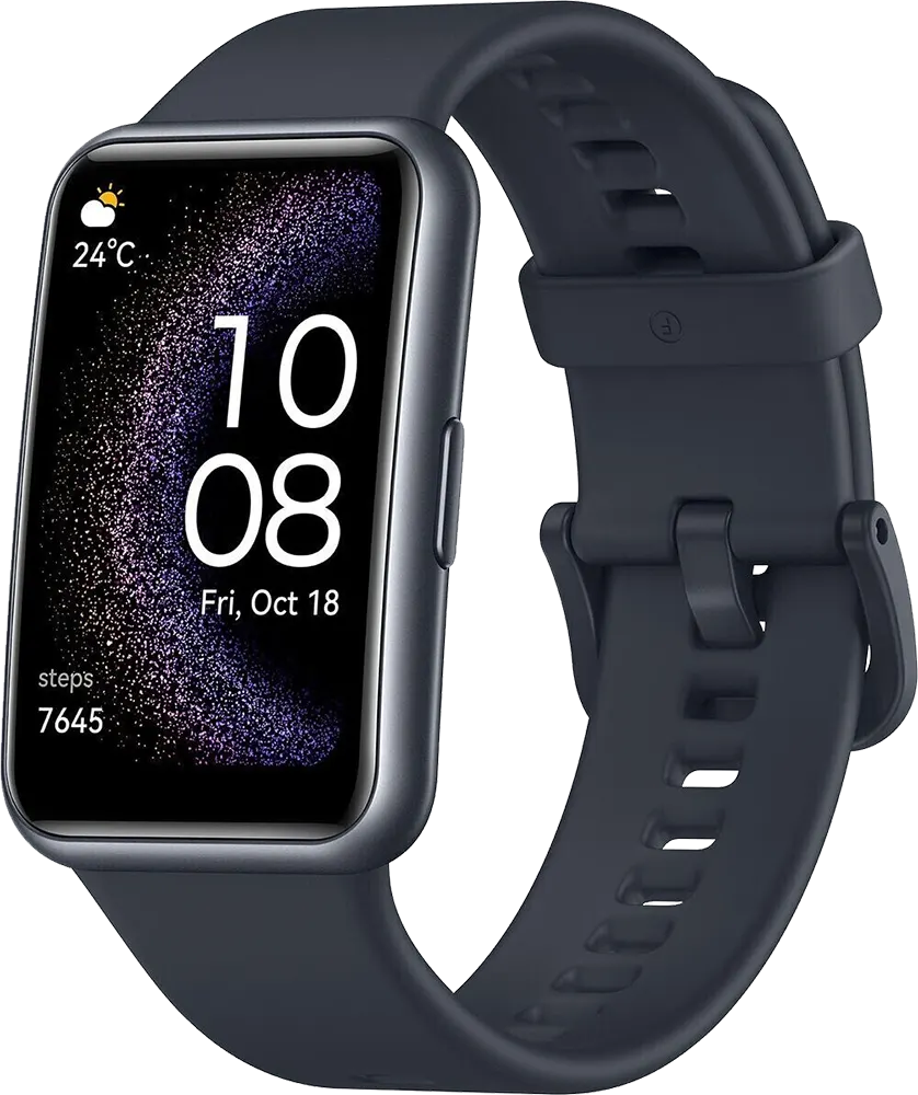 Huawei Smart Watch Fit Special Edition , 1.64" AMOLED Screen, Silicone Strap, Waterproof, Starry Black