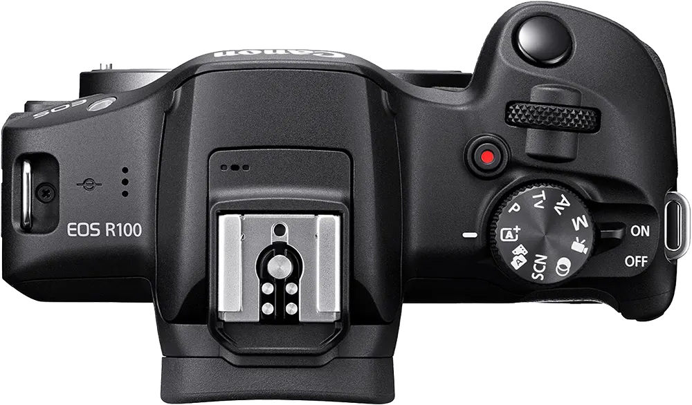 كاميرا كانون EOS R100 ، عدسة 18-45 ملم، 24.1 ميجابكسل، شاشة ال سي دي، اسود