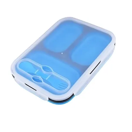 لانش بوكس صحي سيليكون قابل للطي -ألوان