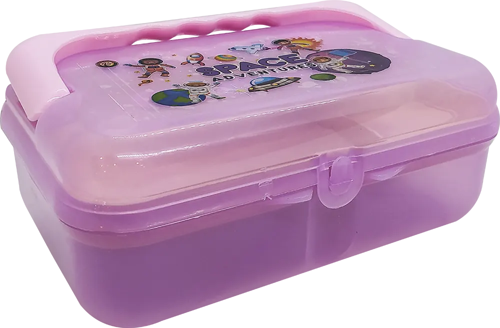 لانش بوكس بلاستيك - بنفسجي