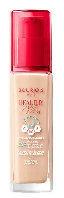 Bourjois Healthy Mix Clean Foundation, C50 Rose Ivory