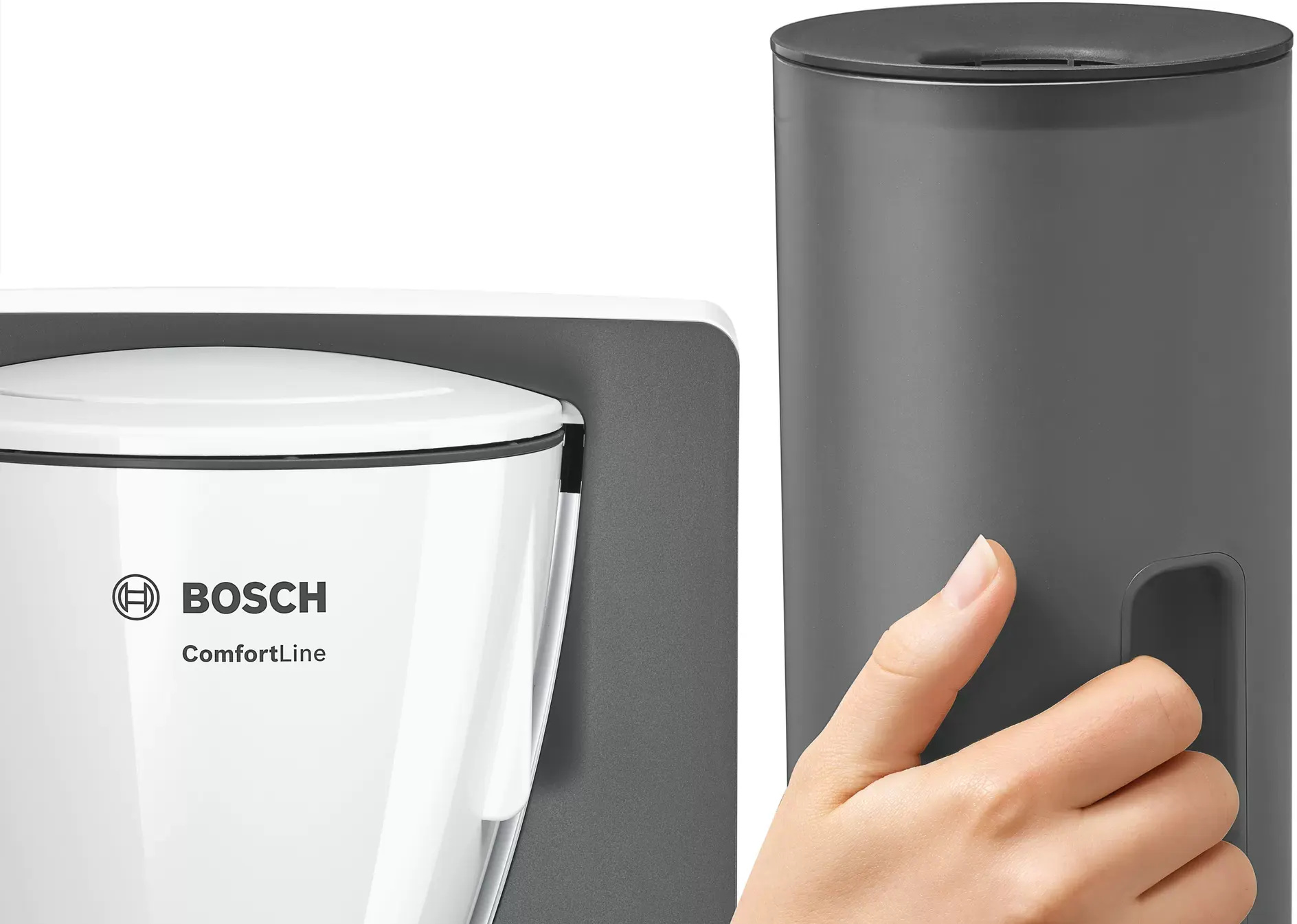 Bosch American coffee maker, 1200 Watt, white, TKA6A041