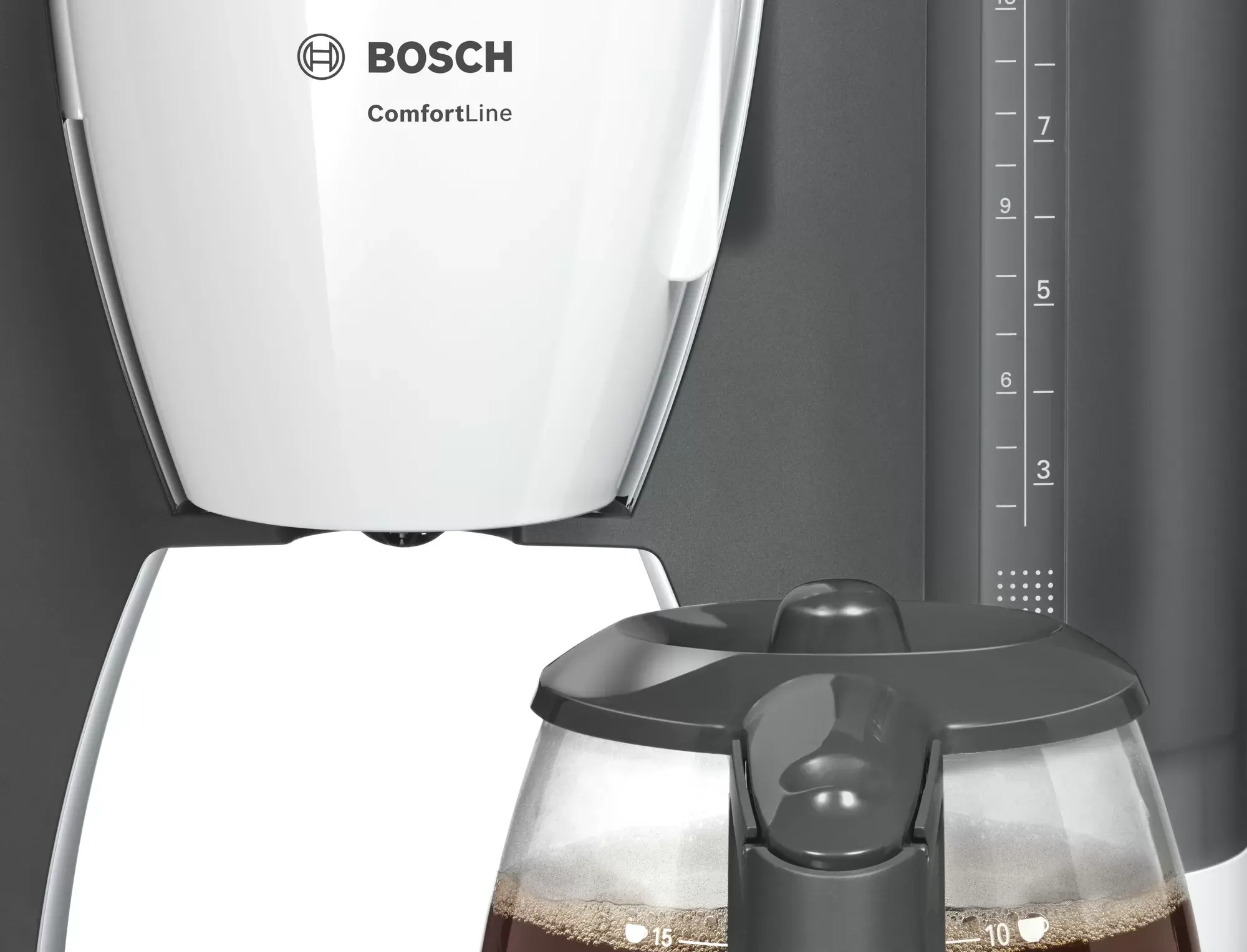 ماكينة تحضير قهوة امريكان بوش، 1200 وات ،أبيض ،TKA6A041