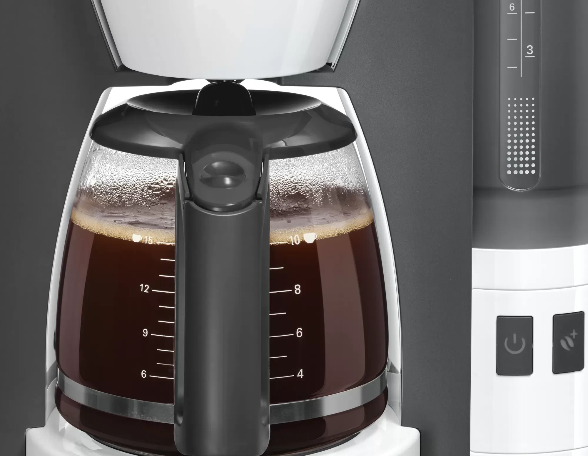 ماكينة تحضير قهوة امريكان بوش، 1200 وات ،أبيض ،TKA6A041
