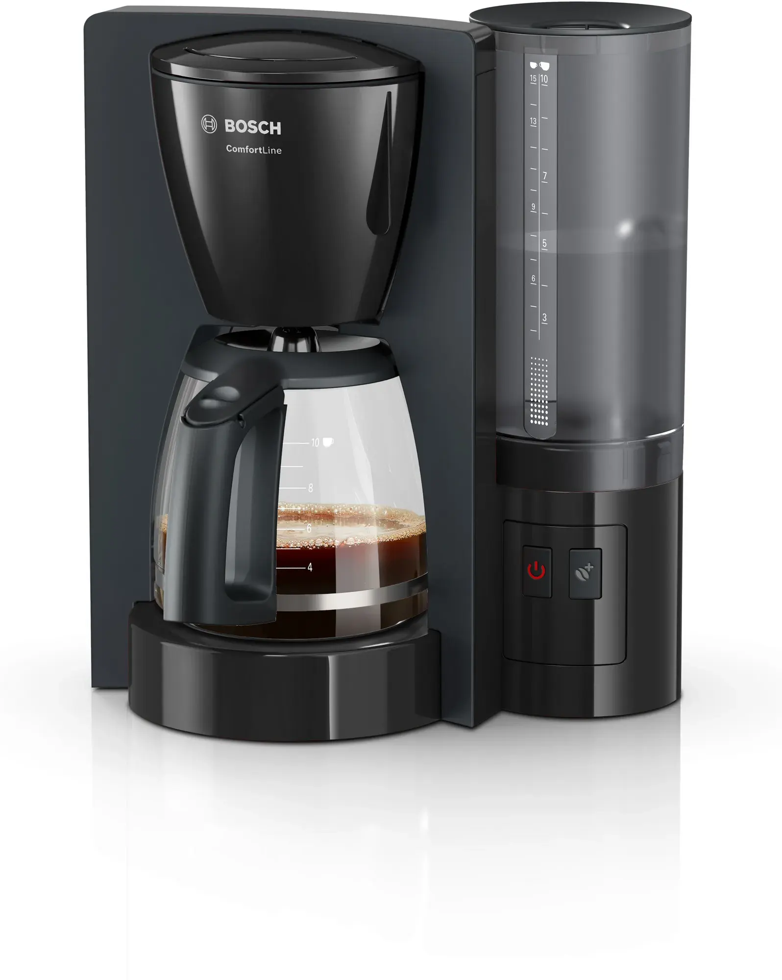 Bosch Comfort Line American Coffee Maker, 1200 Watt, Black, TKA6A043