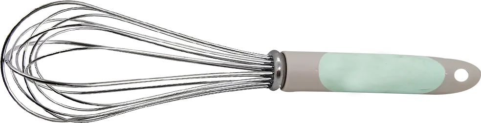 مضرب بيض أستانلس بيد سيليكون مقاس 14 - ألوان