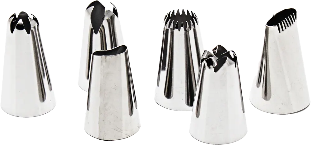 كيس كريمة سيليكون بلابل استانلس 9 قطع