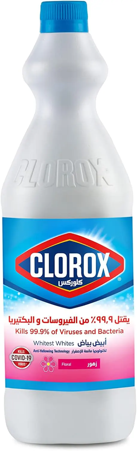 كلوركس مبيض ملابس، برائحه الزهور، 950 مل