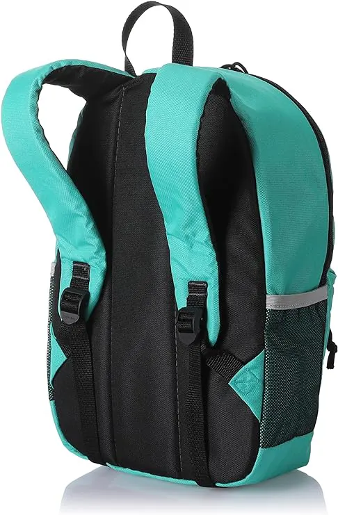 Mintra large school bag, 3 pockets, water resistant, turquoise