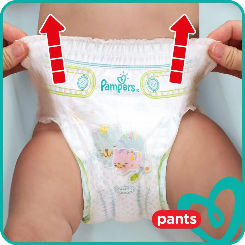 Pampers Pants Diapers for Babies, Size 4, 9 - 14 kg, 58 Diapers