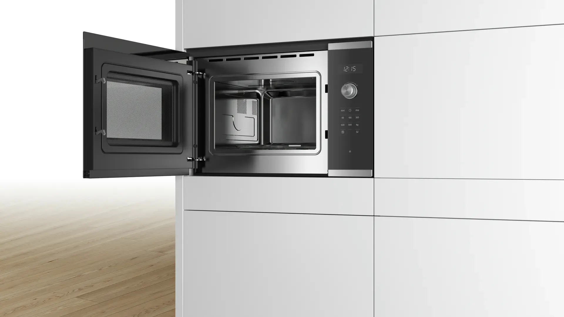 Bosch Built-In Microwave, 25 Liter Digital, 900 Watt, Black, BFL554MS0