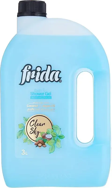 Frida Clear Sky Shower Gel with Coconut & Argan Oil, 3L.