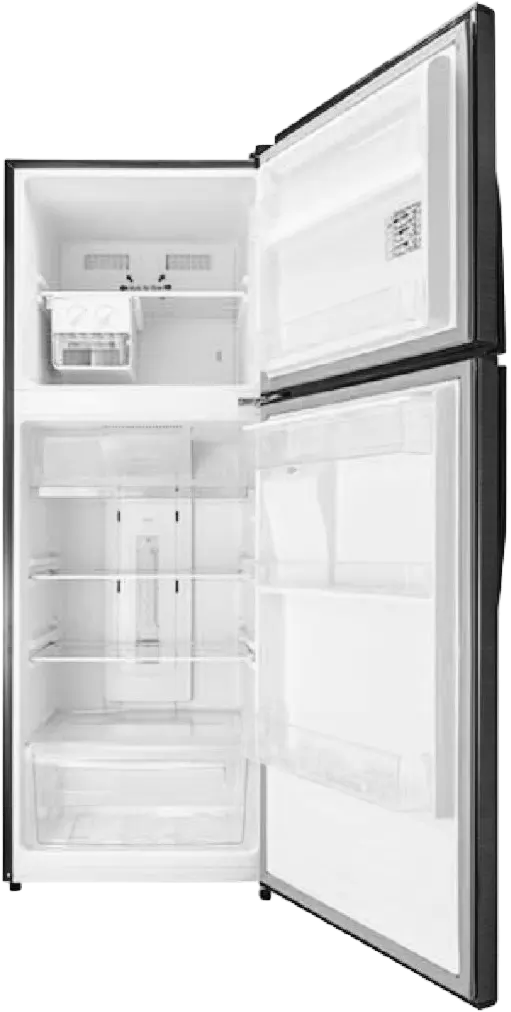 Fresh No Frost Refrigerator, 397 Litres, 2 Doors, Digital, Plasma, Black Mirrored Glass, FNT-MR470YGMI