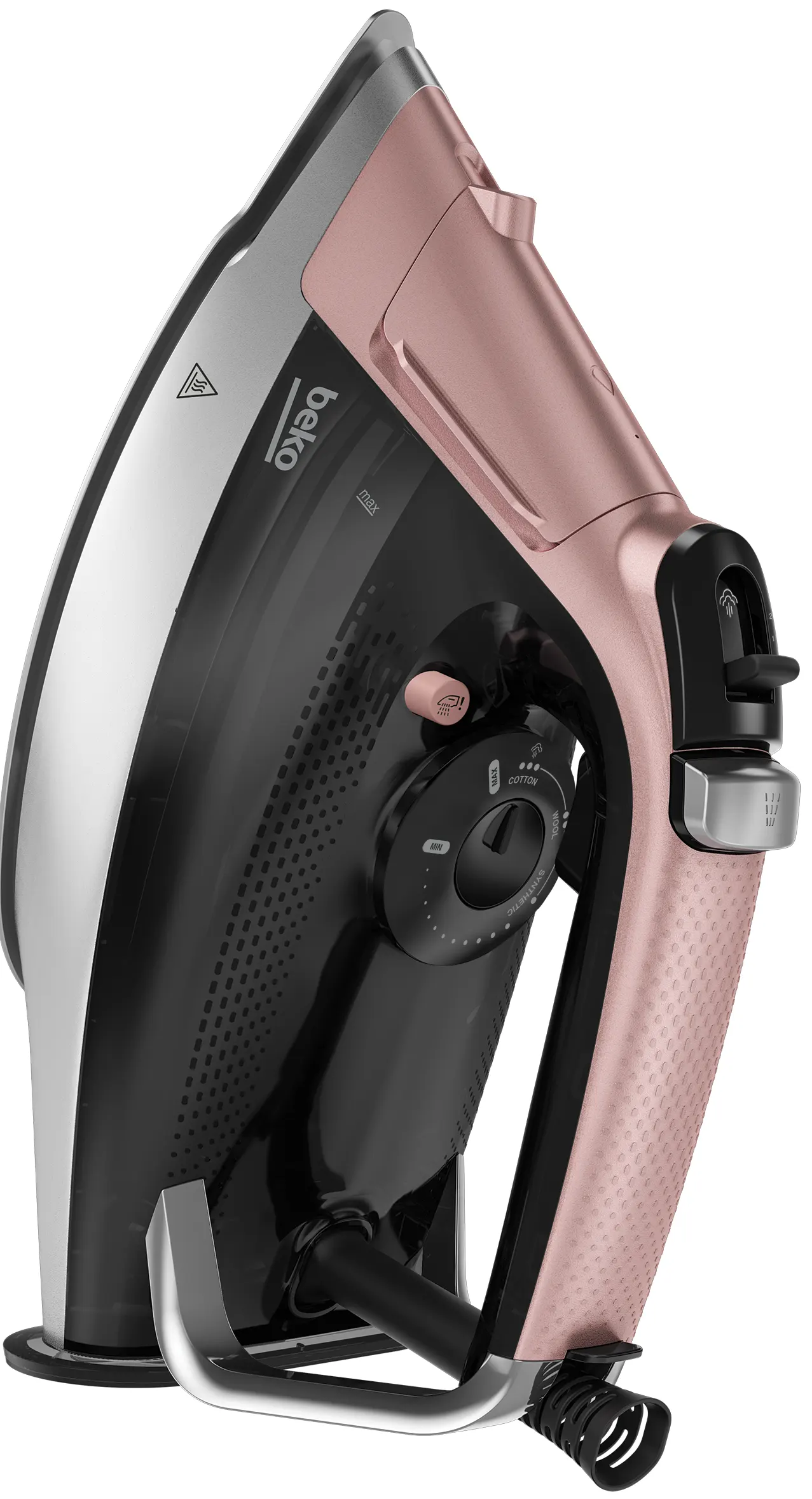 Beko Steam Iron, 3000 Watt, Ceramic Base, Pink, SIM 8130 P