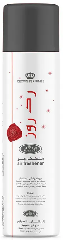 Al-Rehab Air Freshener Spray, Red Rose, 300 ml, white