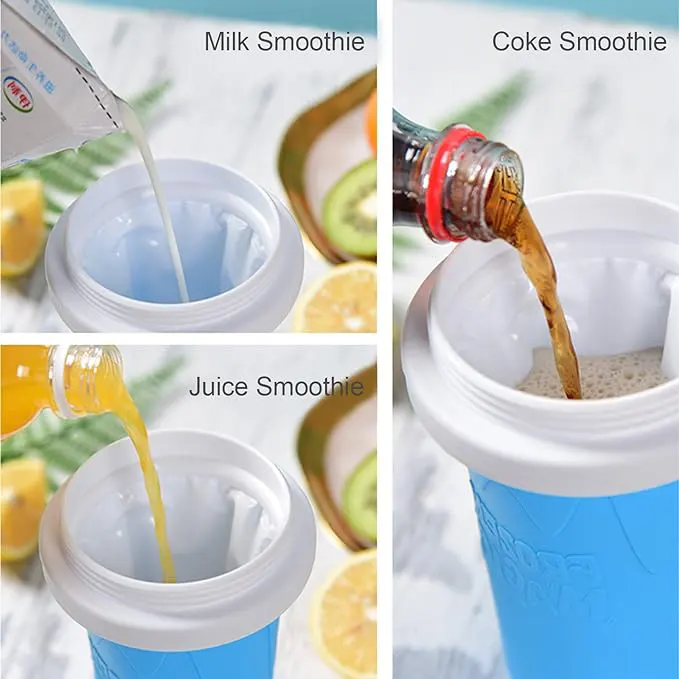 Multi-use silicone ice maker squeeze cup