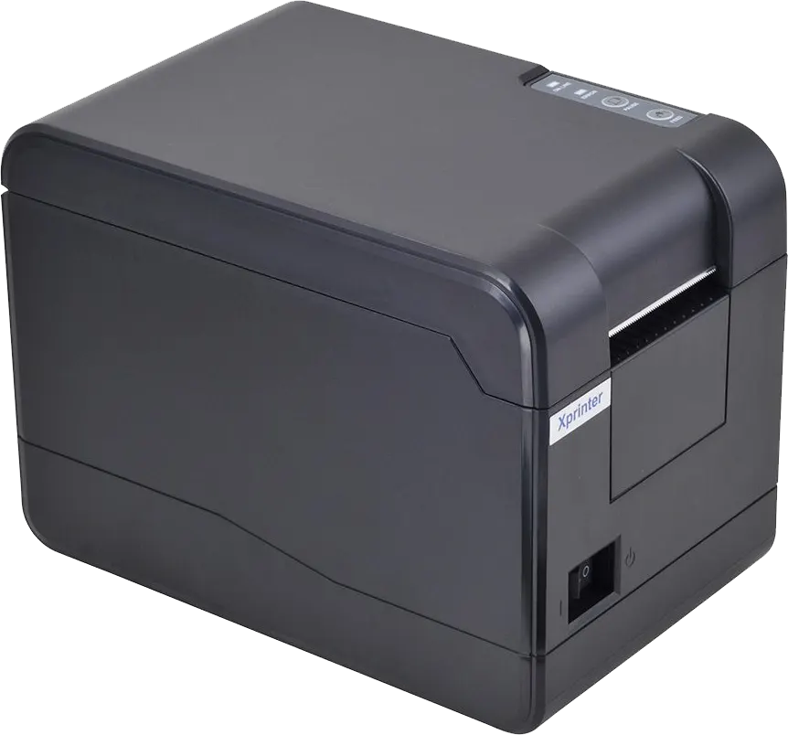 Thermal Printer Barcode Xprinter, Monochrome, USB, Black, XP-233B