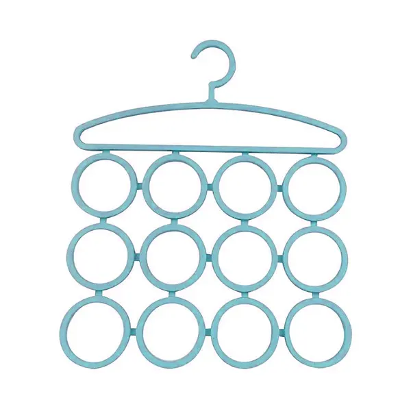 Simco plastic presentation hanger, turquoise