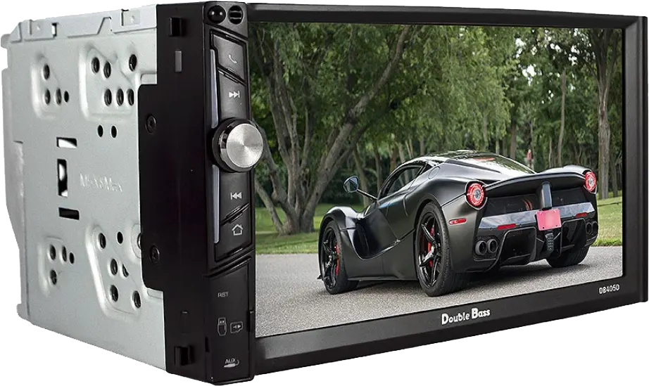 كاسيت سيارة دبل بيس، شاشة 7 بوصة، تعمل باللمس، بلوتوث، أسود، DB4050