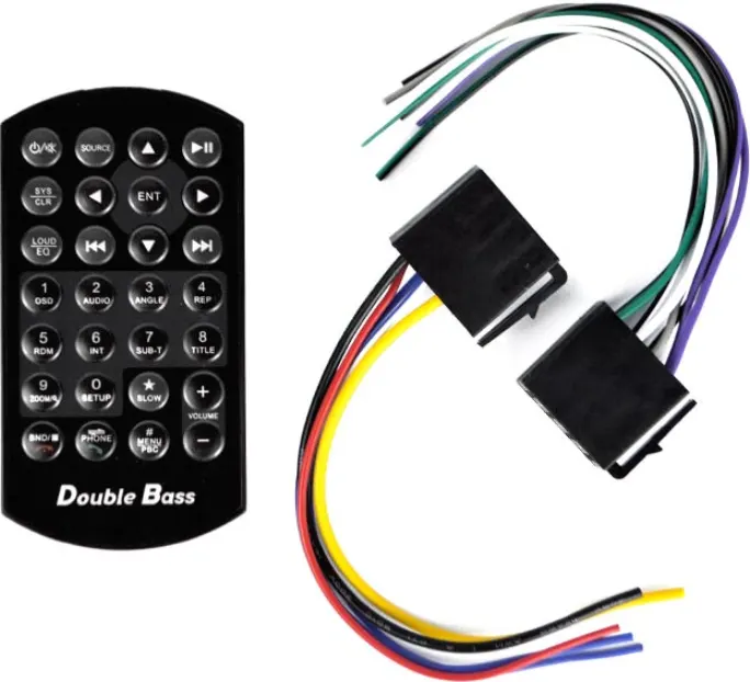 كاسيت سيارة دبل بيس، شاشة 7 بوصة، تعمل باللمس، بلوتوث، أسود، DB4050