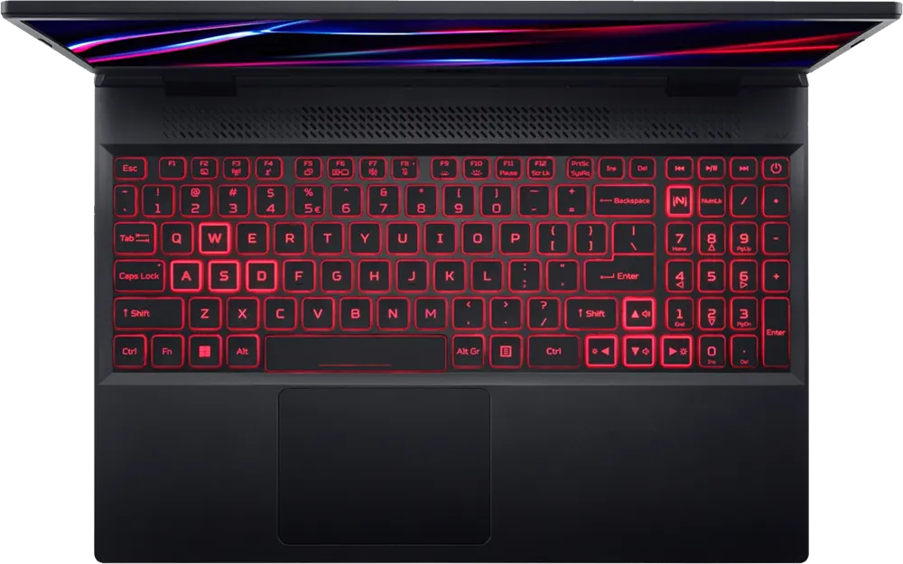 Acer Laptop Nitro 5 AN515-58-526E Inter Core I5-12500H, 8GB RAM, 512GB SSD Hard Disk, NVIDIA RTX 3050 4GB Graphics Card, 15.6" FHD Display, Obsidian Black