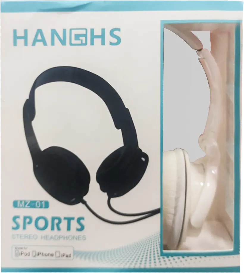 سماعة رأس  هانجز سبورتسMZ-01 للألعاب، أبيض