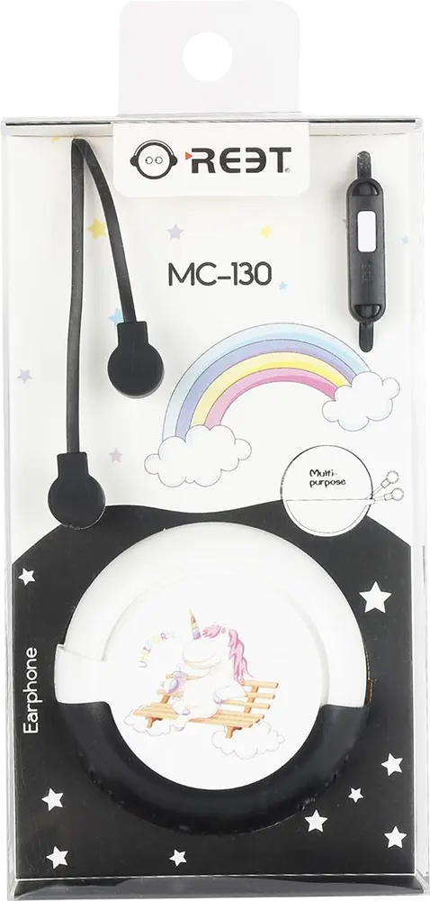 سماعة أذن سلكية رييت، ميكروفون، ألوان متعددة، MC-130