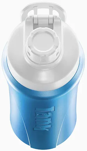 زجاجة مياه رياضية سوبر كول حافظة للحرارة من تانك، 650 مل ، أزرق فاتح