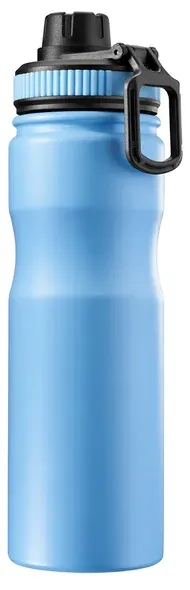 tank Water bottle, stainless steel , 650 ml, snap cap, blue