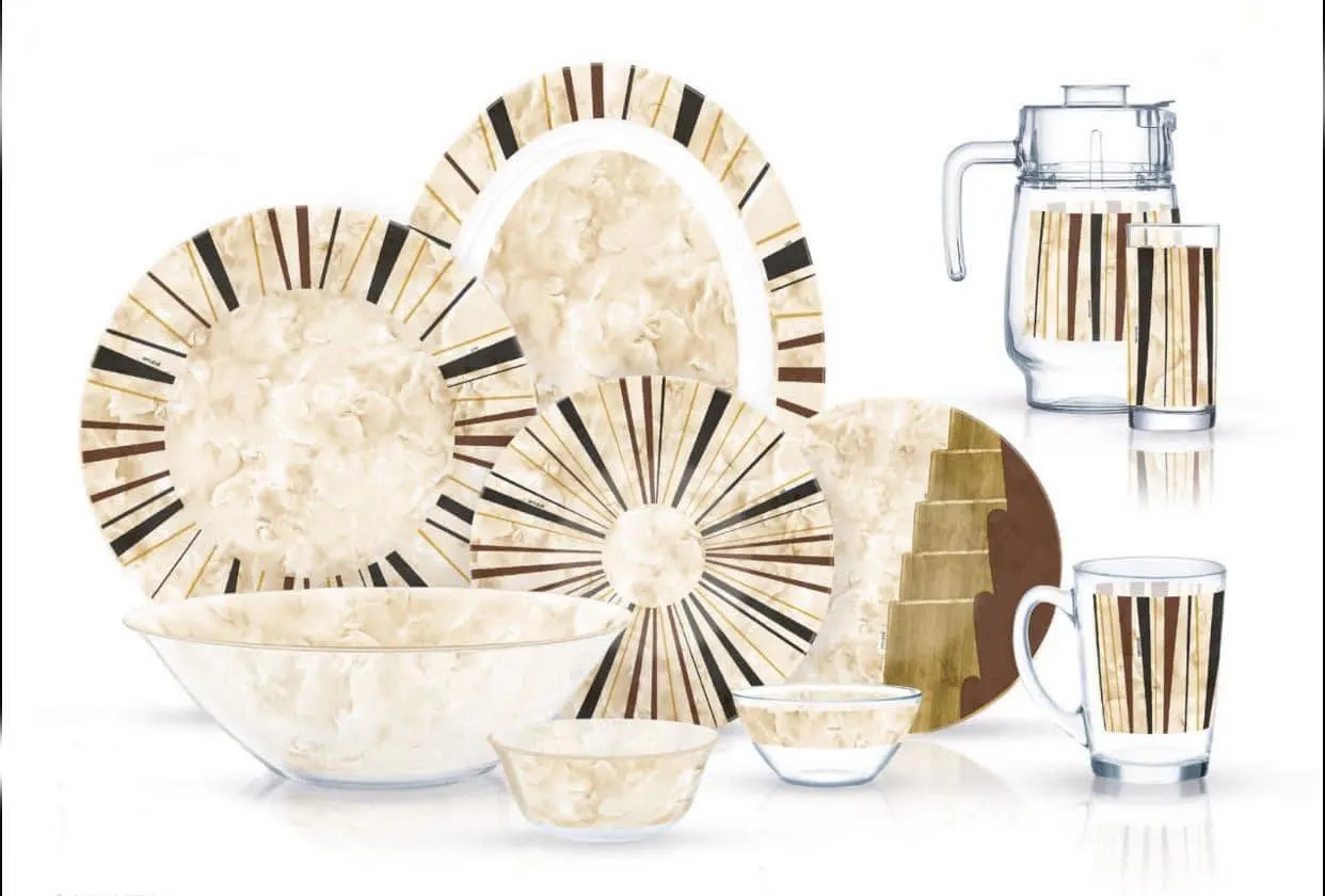 طقم اركوبيركس طيبة، 42 قطعة، بني