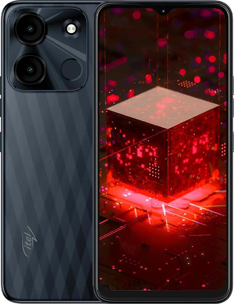 Itel A60S Dual SIM Mobile, 64GB Memory , 2GB RAM, 4G LTE, Shadow Black ...