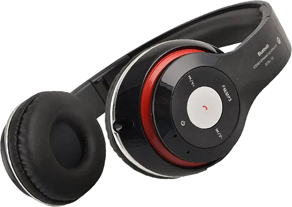 سماعة رأس ستيريو لاسلكية بيتس ، أسود، STN-16