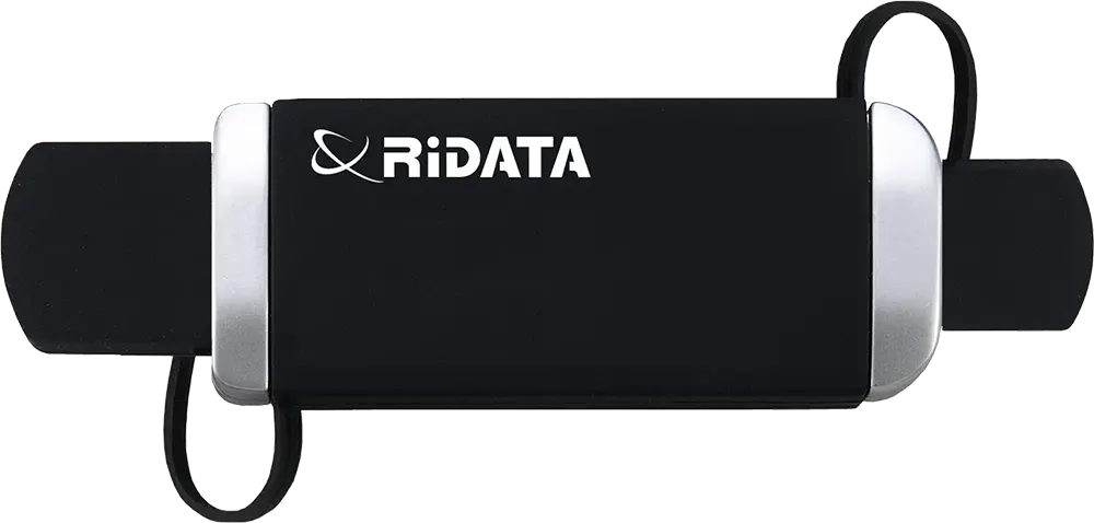 Ridata USB Flash Drive 64GB, OTG Output For Apple, iOS Certified, Black